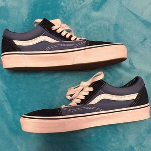 Vans Navy and Black Sneakers